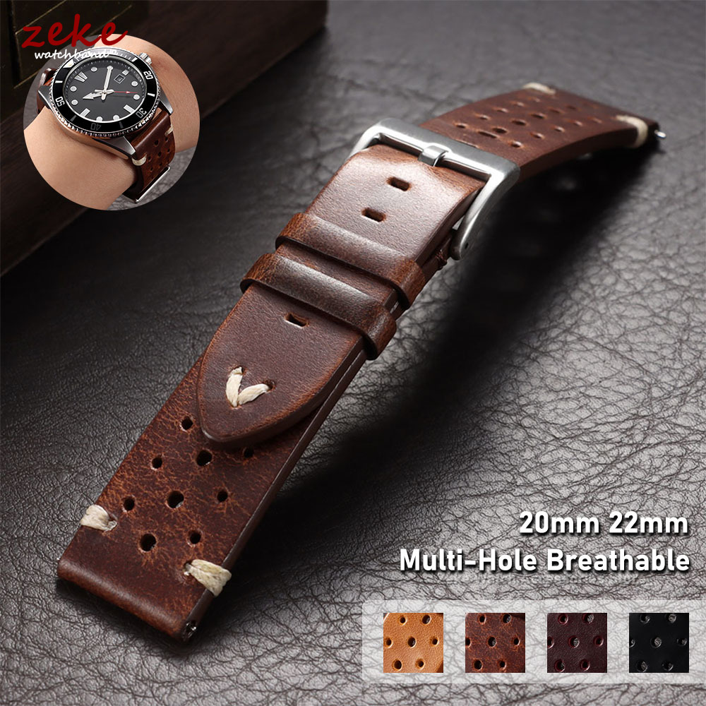 Leather Strap Quick Release - Quick Release Vintage Oil Wax Leather