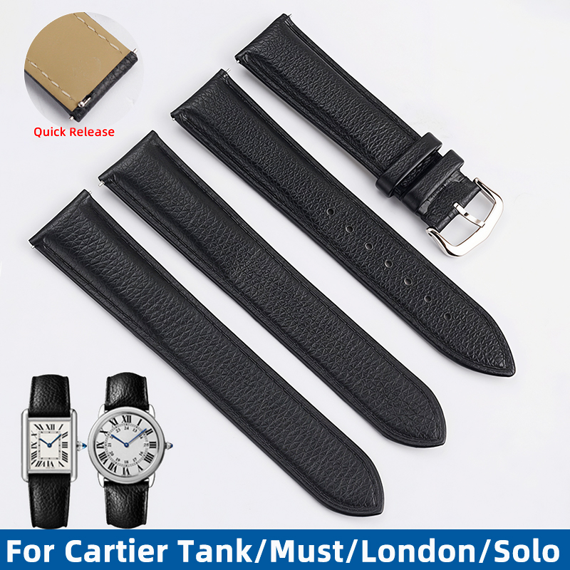 Leather Strap Quick Release - 16/17/19/20/22/23mm Quick Release Watch Band For