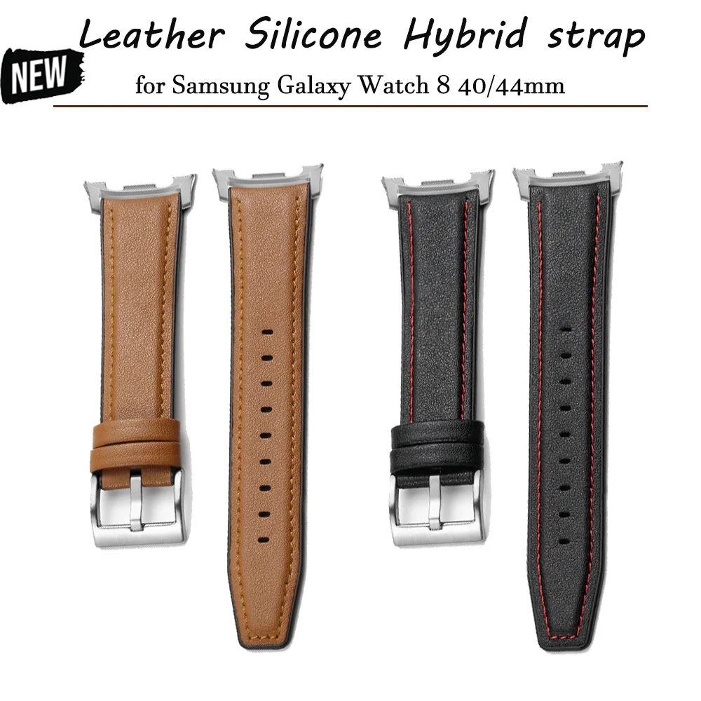 Leather Watch Band Men - Leather Strap for Samsung Galaxy Watch