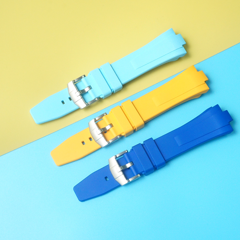 Fluororubber Watch Strap For C - Citizen Watch Tsuyosa 评论和价格