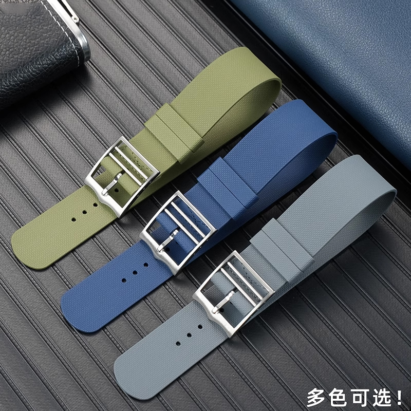 22mm Fluoroelastomer Watch Str - Rubber Strap Diver 评论和价格
