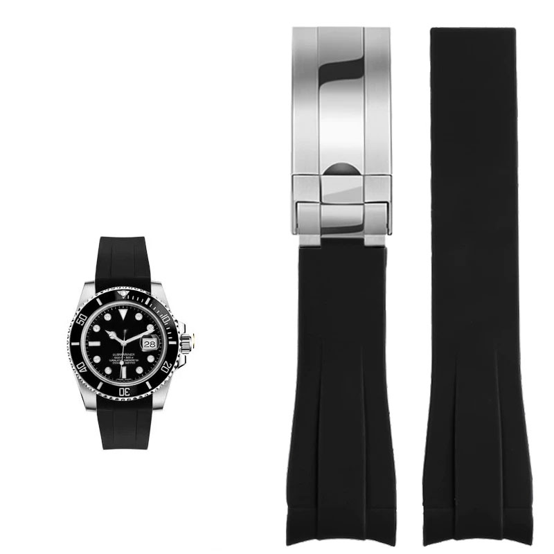 For Rolex 20mm Silicone Watch  - Rolex Watch Submariner 评论和价格