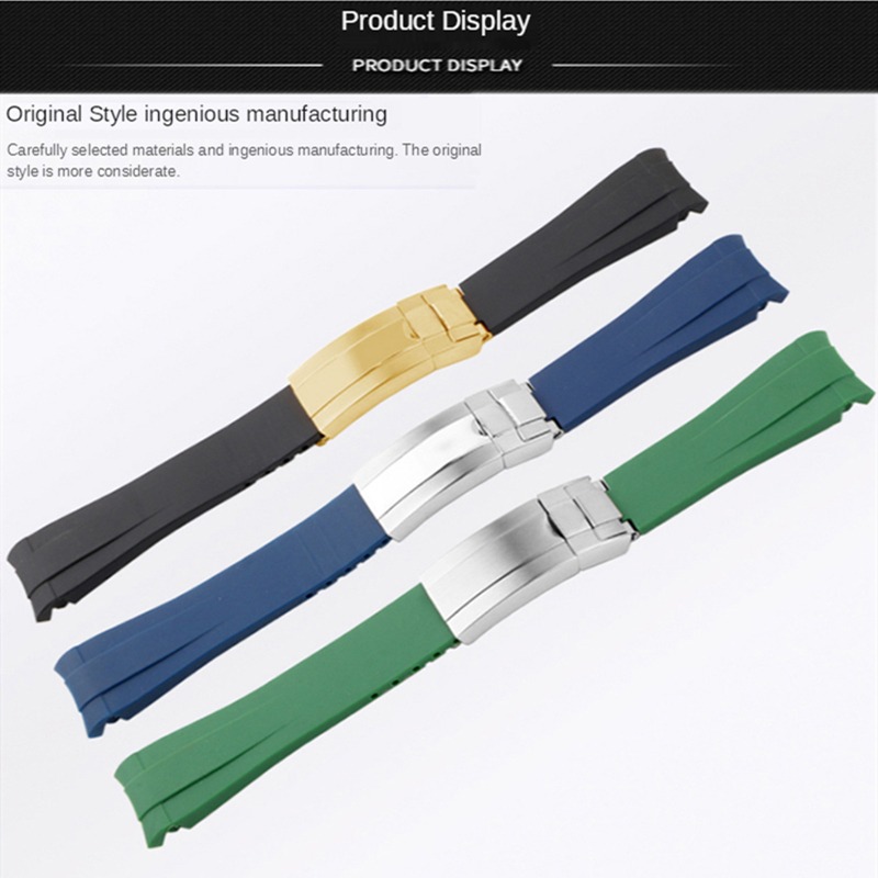 For Rolex 20mm Silicone Watch  - Rolex Watch Submariner 评论和价格