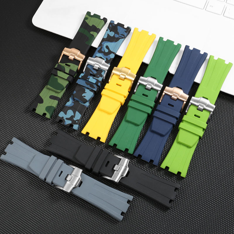 28mm Silicone Watchband for AP - Audemars Piguet Watch Royal Oak Offshore 评论和价格