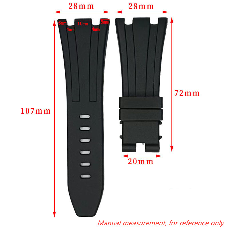 Rubber Silicone Watch Strap fo - Audemars Piguet Watch Royal Oak Offshore 评论和价格