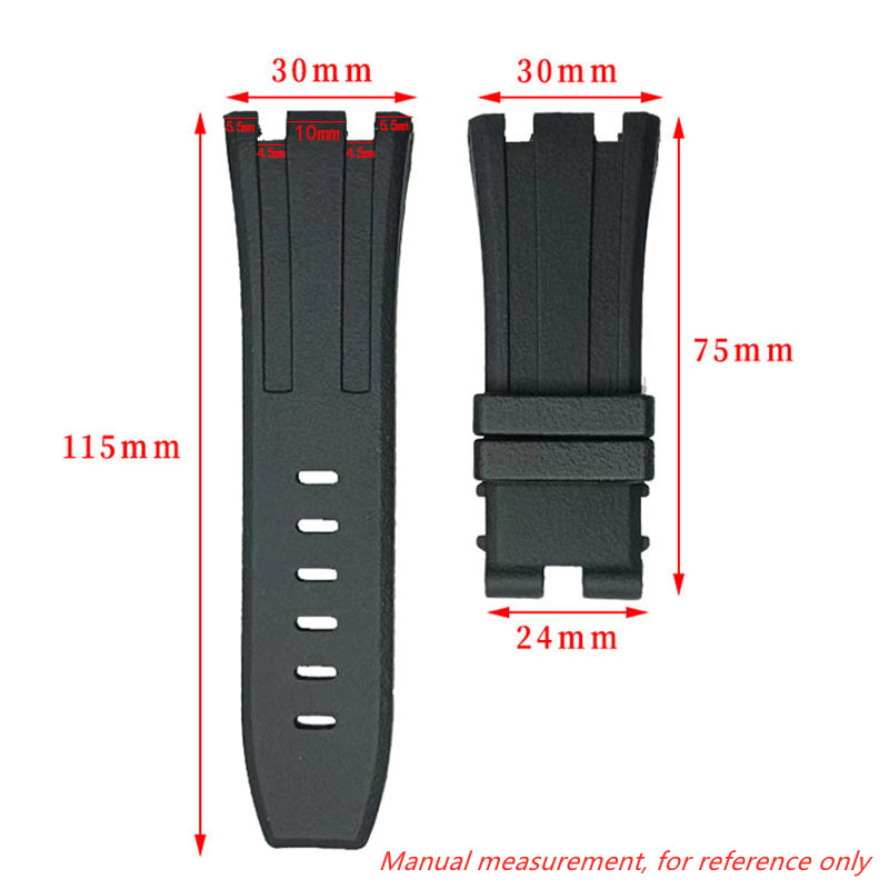 Rubber Silicone Watch Strap fo - Audemars Piguet Watch Royal Oak Offshore 评论和价格