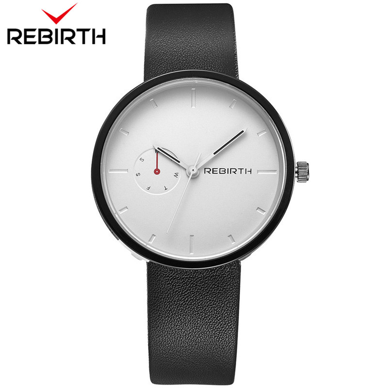 2018 Rebirth Popular Men Women - Leather Watch Band Men 评论和价格