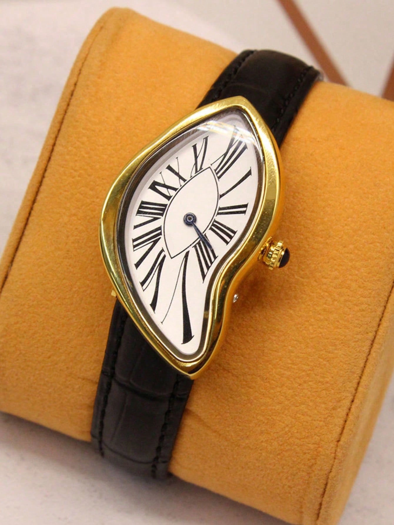 Creative Melt Luxury Watch for - Leather Watch Band Men 评论和价格