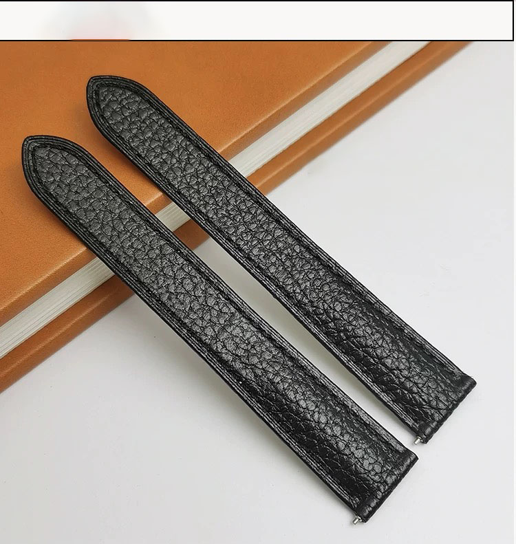 Genuine Leather Watch Strap Su - Cartier Watch Santos 评论和价格