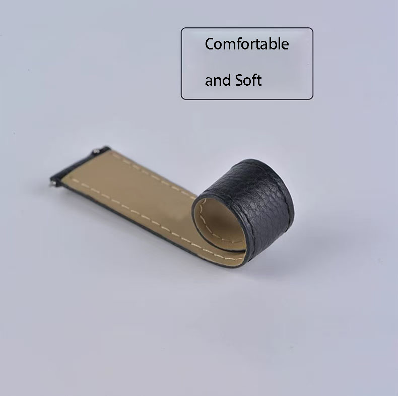 Genuine Leather Watch Strap Su - Cartier Watch Santos 评论和价格