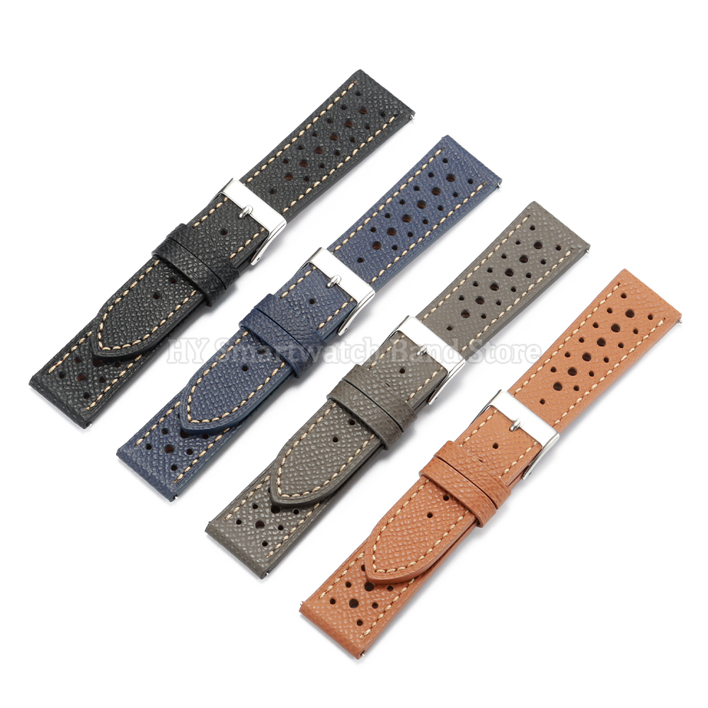 18mm 19mm 20mm 22mm Breathable - Leather Strap Quick Release 评论和价格