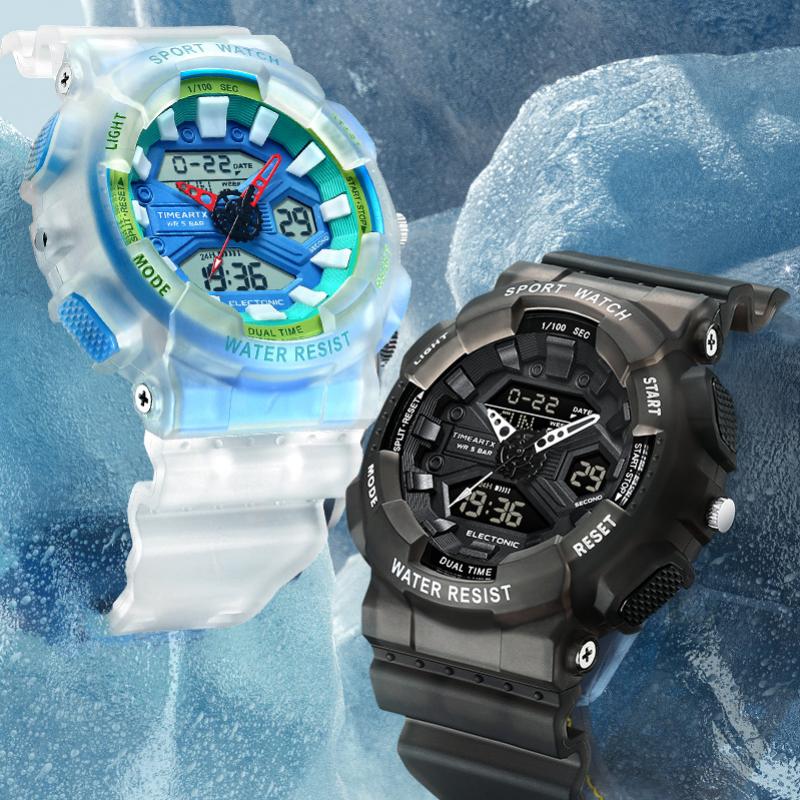 TIMEARTX Men's Watch Luxury Mu - Rubber Strap Diver 评论和价格