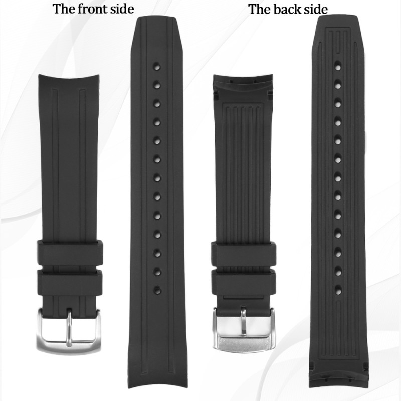 22mm Curved End Silicone Watch - Citizen Watch Promaster 评论和价格