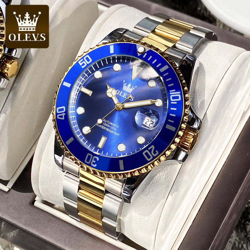 OLEVS Men Automatic Watch Luxu - Rolex Watch Datejust 评论和价格