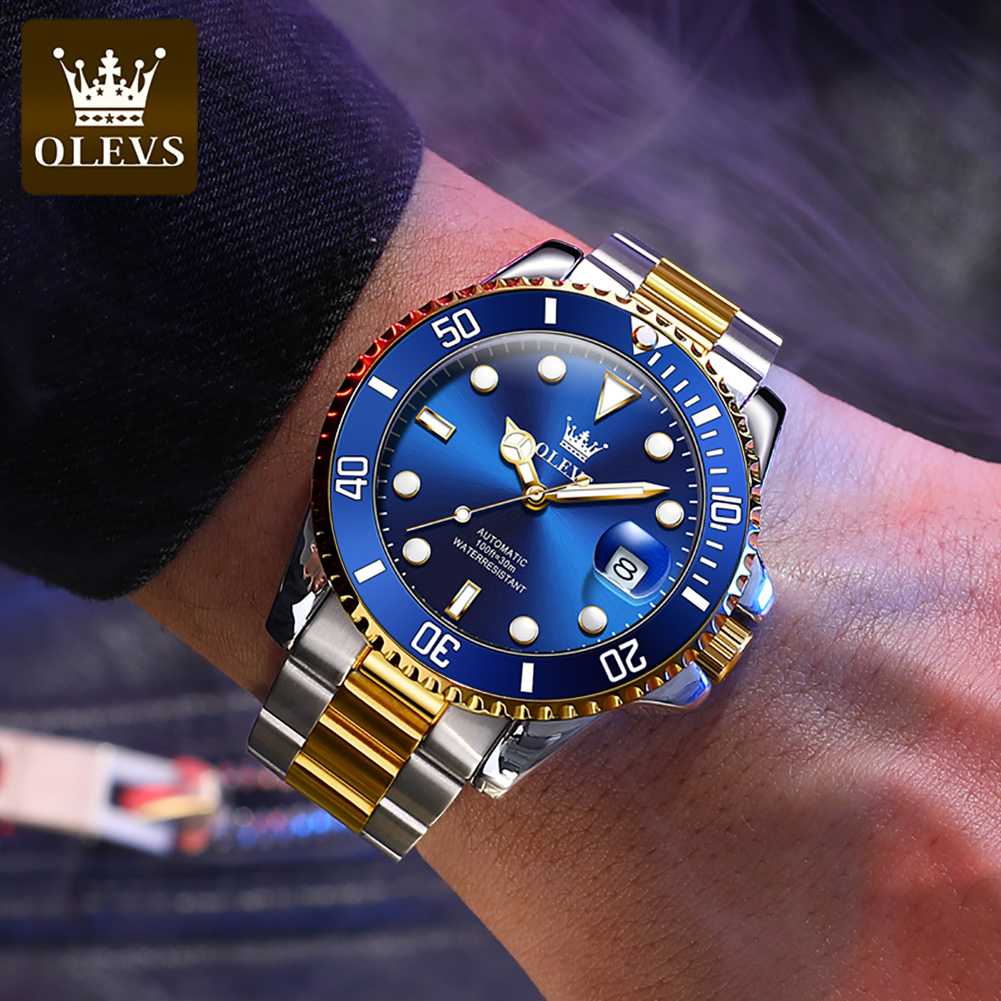 OLEVS Men Automatic Watch Luxu - Rolex Watch Datejust 评论和价格