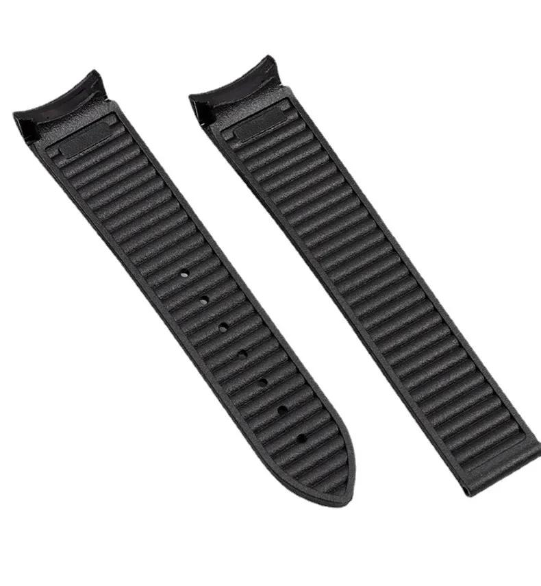 20mm Curved End Rubber Silicon - Omega Watch Seamaster 评论和价格