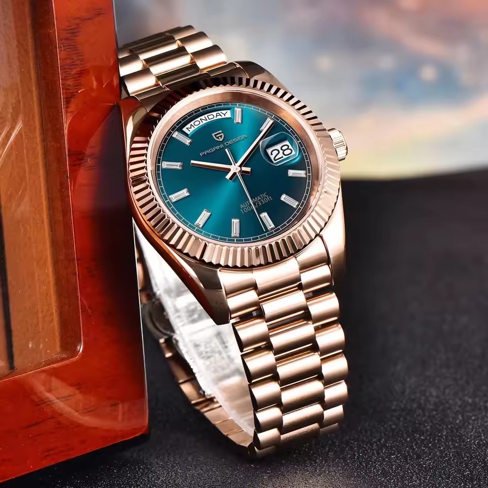PAGANI DESIGN New Rose Gold Co - Rolex Watch Datejust 评论和价格