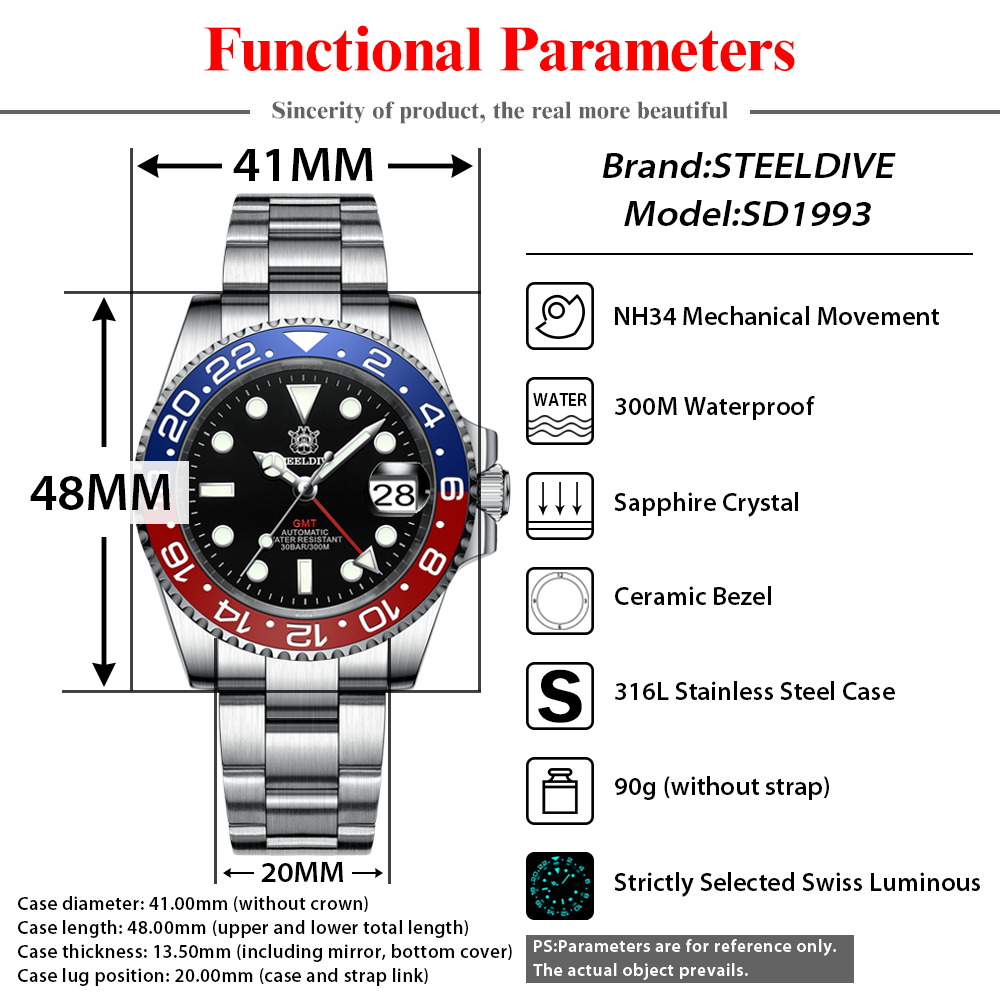 STEELDIVE SD1993 V2  Bi-Direct - Seiko Watch 5 Sports 评论和价格