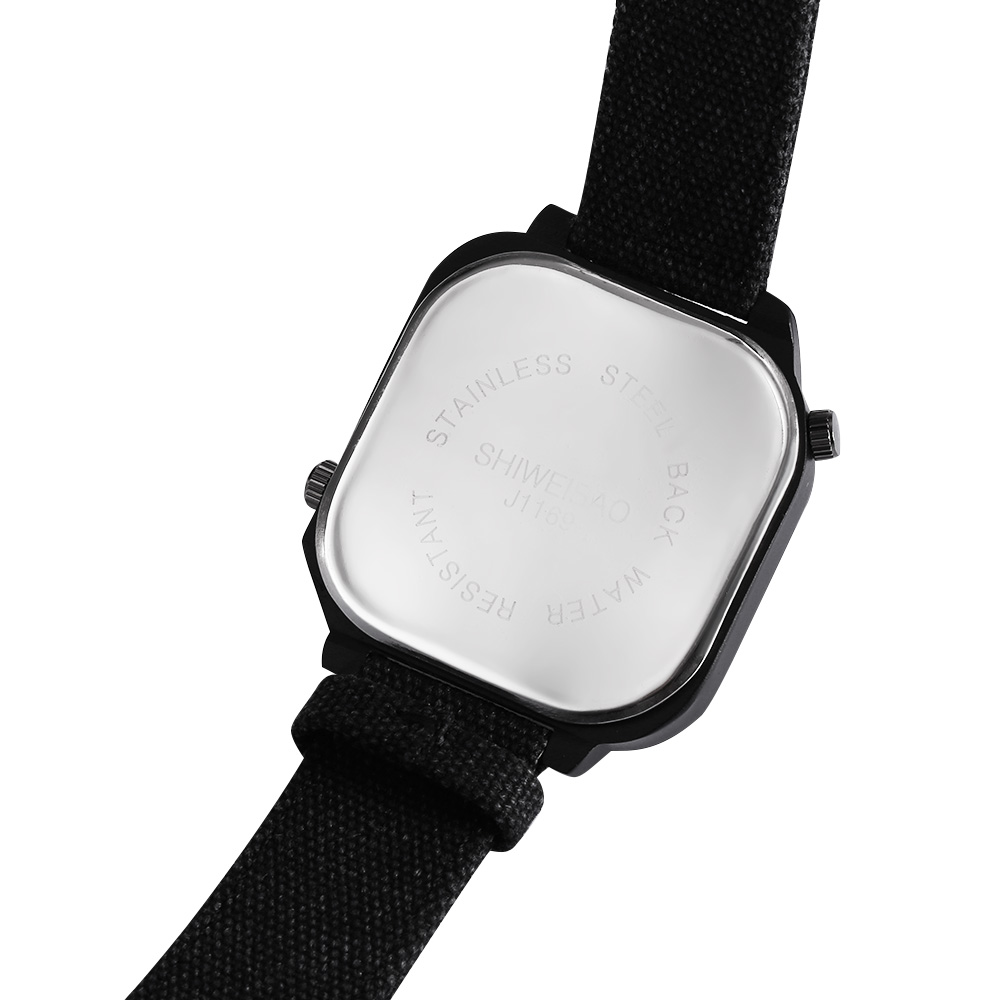 Quartz Mens Watches Top Brand  - Canvas Strap Watch 评论和价格