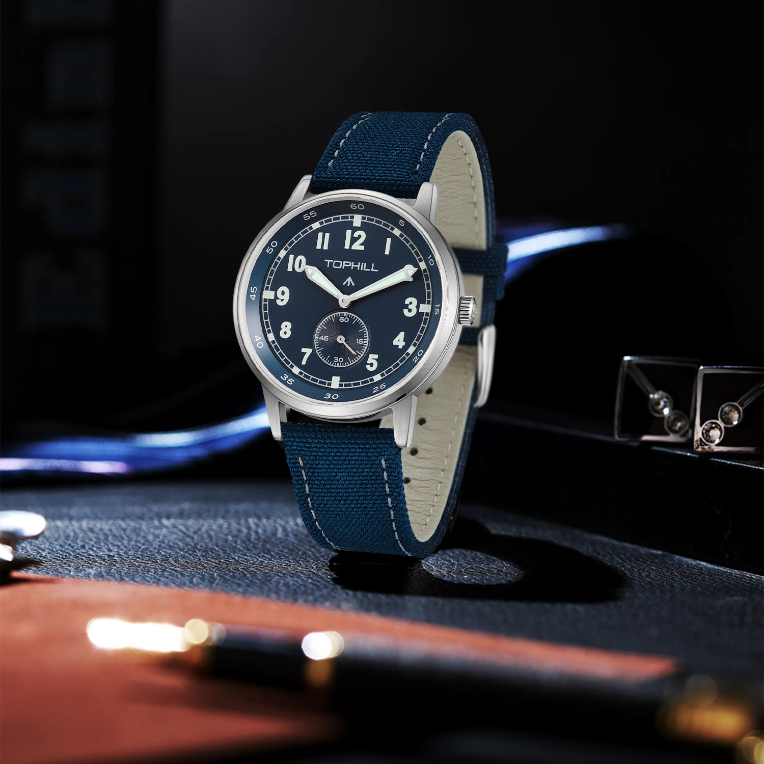 2025 New TOPHILL TW099G 40mm B - Canvas Strap Watch 评论和价格