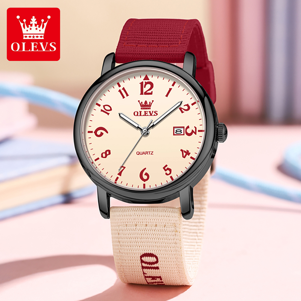OLEVS Brand New Fashion Quartz - Canvas Strap Watch 评论和价格
