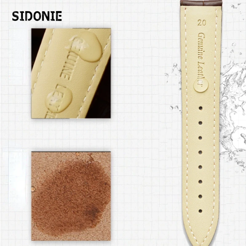 Genuine Leather Cowhide Men's  - Cartier Watch Santos 评论和价格