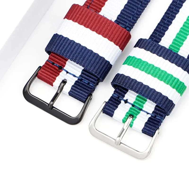 20mm 22mm Woven Nylon Strap fo - Canvas Strap Watch 评论和价格