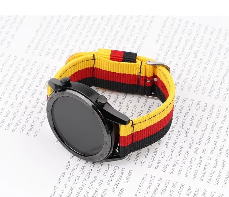 20mm 22mm Woven Nylon Strap fo - Canvas Strap Watch 评论和价格