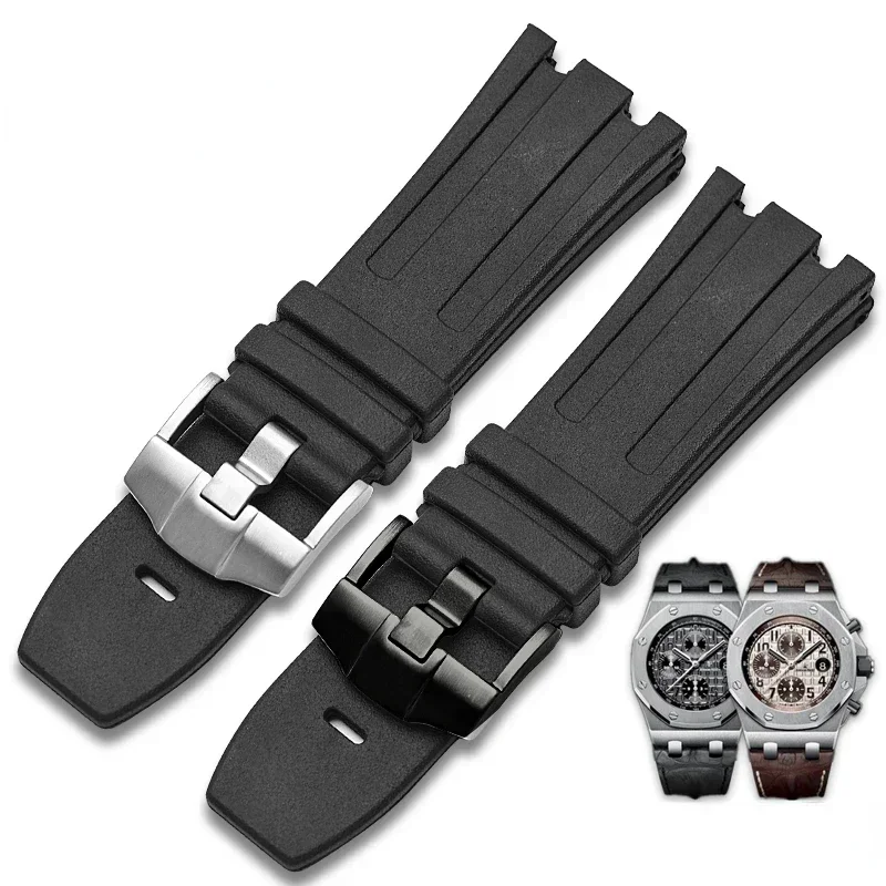 Rubber Watch Strap for Audemar - Audemars Piguet Watch Royal Oak Offshore 评论和价格