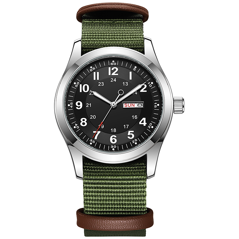 2026 Men's 42mm Watch Glow in  - Canvas Strap Watch 评论和价格