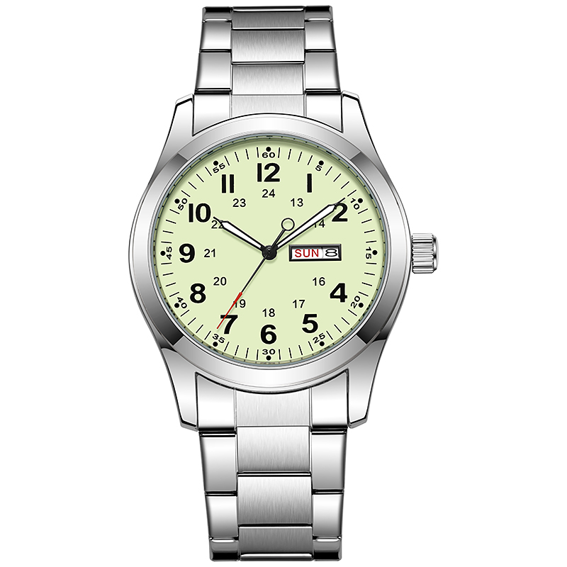 2026 Men's 42mm Watch Glow in  - Canvas Strap Watch 评论和价格